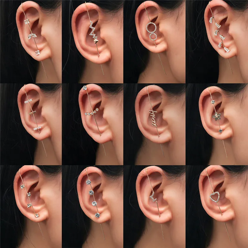 Modyle новый серьги иглы Обёрточная бумага на гусеничном ходу крючки для сережек
