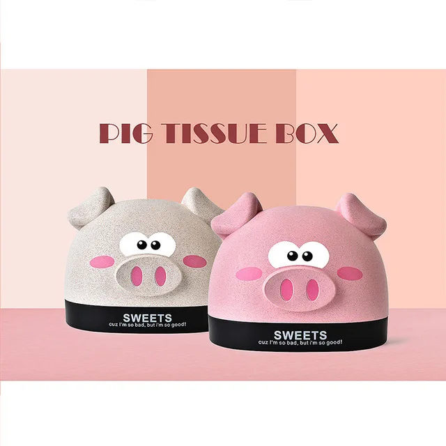 Креативная коробка для салфеток со свиньей держатель в гостиную милый дома