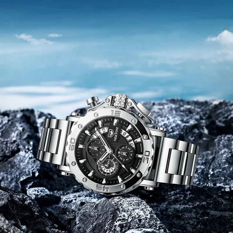 

Submariner Men watches Luxury Watch high-end Fashion Luminous Quartz Japan Miyota west rail movement man Wristwatch waterproof