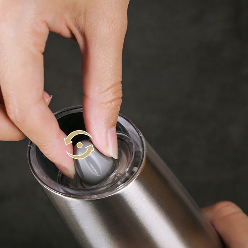 Электрическая автоматическая гравитационная мельница для перца и соли со