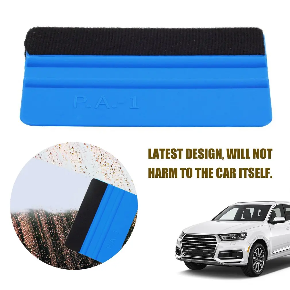 

1PC Vinyl Wrap Car Film Install Squeegee Carbon Fiber Wrapping Tool Auto Foil Window Tint Scraper Household Car Cleaning Tool