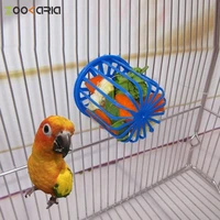 2pcs creative multi purpose cage hanging toys bird fruit vegetable feeder basket parrot feeder pet feeding supplies dropshipping