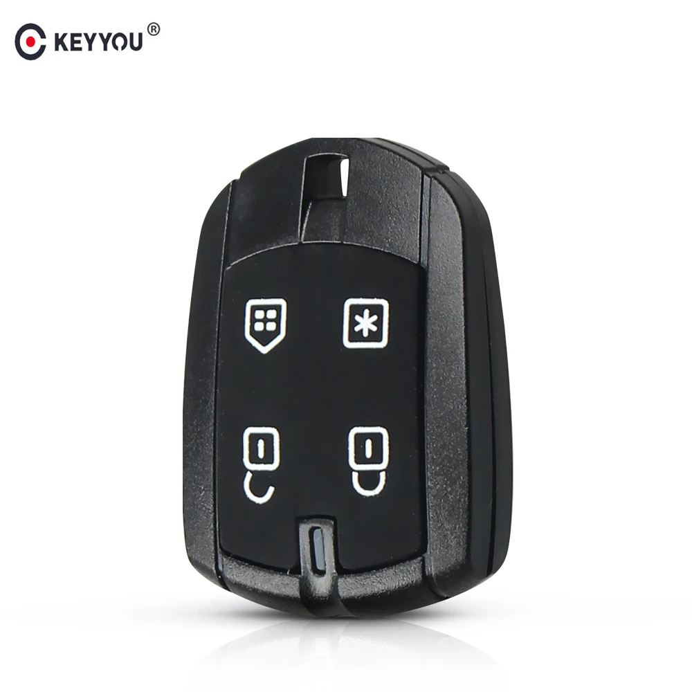 KEYYOU 10 шт./лот автомобильный Стайлинг 4 кнопки дистанционный Автомобильный ключ