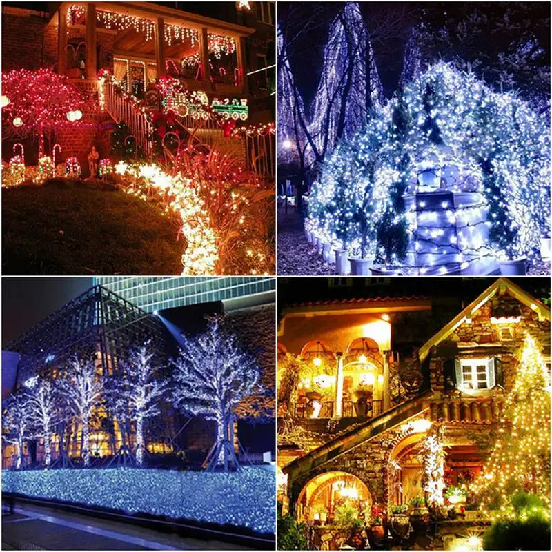 10 м 100 светодиоды гирлянда набор мерцающие звезды Рождественская елка