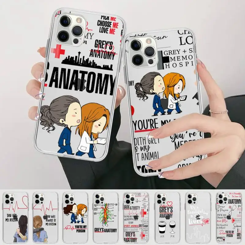 

You are my person Greys Anatomy Phone Case for iPhone 13 12 mini 11 pro Xs max Xr X 8 7 6 6s Plus 5s cover