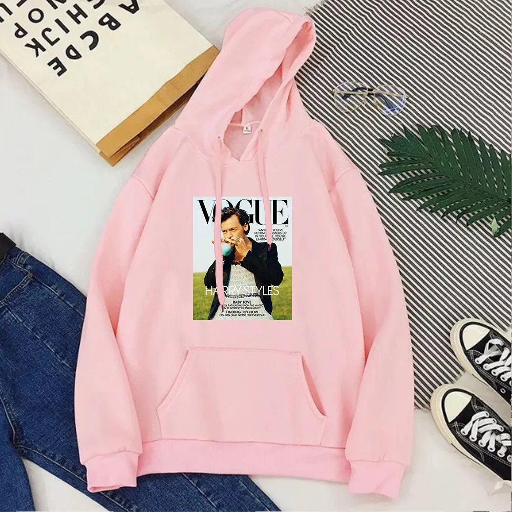 

2021 Vintages Sweatshirts Vintage Fall 2020 Women Magazine Hoodies Long Sleeve Couple Clothes Oversized XL
