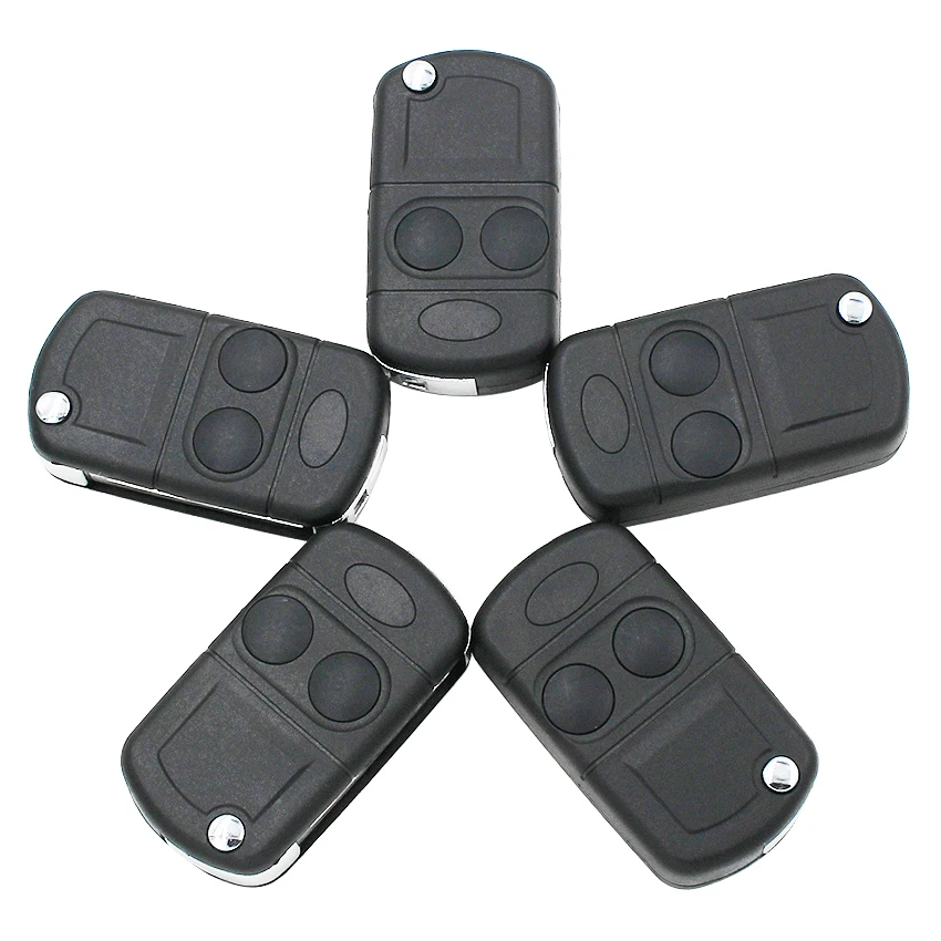 2 кнопки модифицированный складной дистанционный ключ для Land Rover Defender Discovery freelander Rover 100 200 25 400 45 MG TF ZR ZS