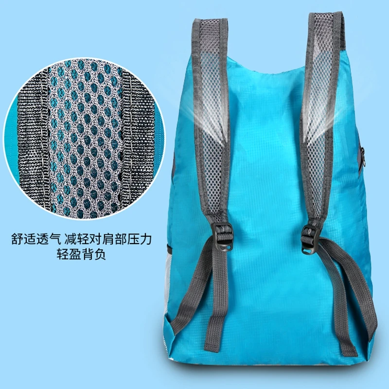 

2020 Popular Backpack Ultra-Light Portable Foldable Travel Bag Backpack Hiking Ultra-Thin Waterproof Sports Outdoor Backpack
