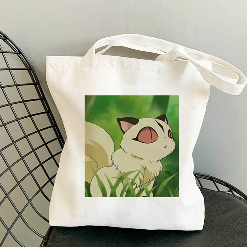 

Bags 2021 Tote Bag Anime Designer Handbags Eco Friendly Products Inuyasha Canvas Reusable Shopping Printed Briefcase for Women