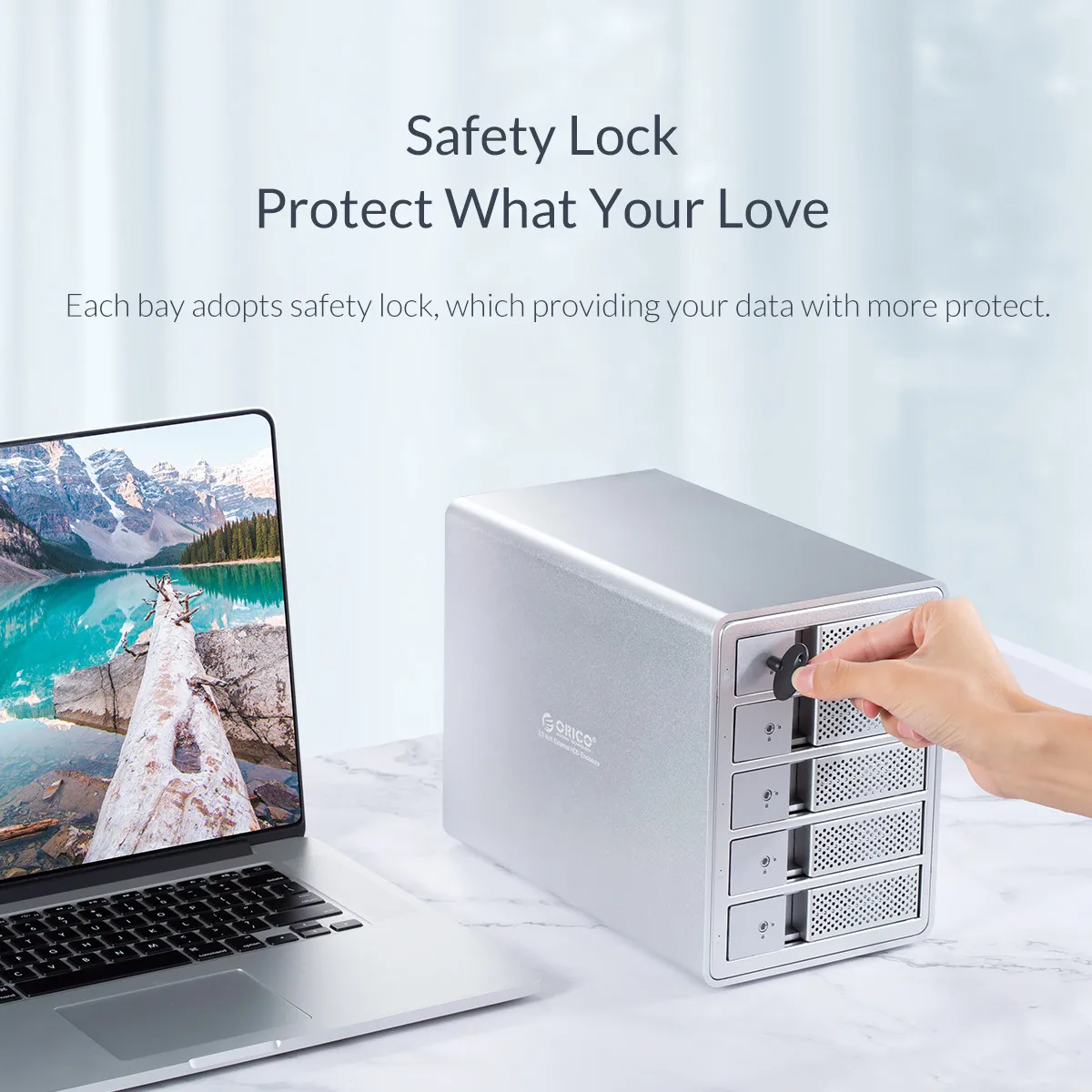 Док-станция ORICO 5 Bay 3,5 ''USB3.0 HDD с поддержкой Raid 80 ТБ с 150W внутренним адаптером питания алюминиевый SATA для USB 3 UASP