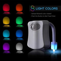 8 colors smart pir motion sensor toilet seat night light waterproof backlight for toilet bowl led luminaria lamp wc toilet light