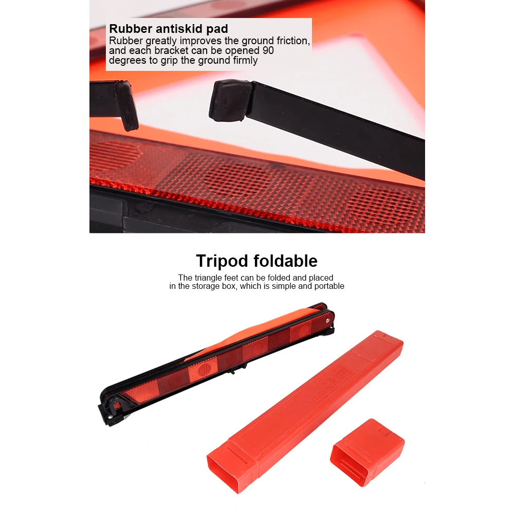 Складные автомобильные аксессуары автомобильная треугольная Светоотражающая