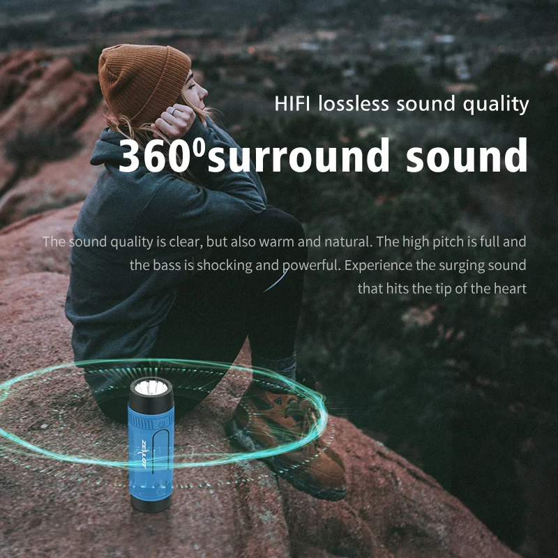 Zealot S1 Bluetooth Динамик Открытый Портативный Велосипедный Водонепроницаемый
