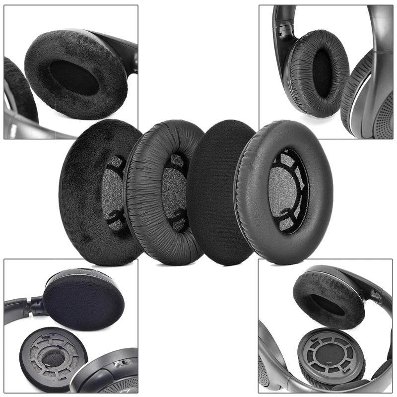 

1 Pair of Ear Pads Replacement Earpads Cushions for -Sennheiser RS100 RS110 RS115 RS120 HDR110 HDR115 HDR120 Headphones