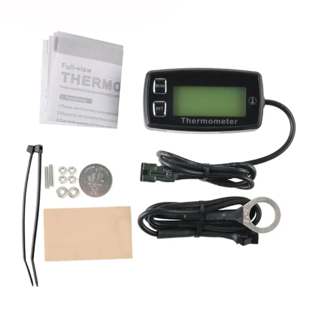 

NEW Tm003A Digital -20 +300 Celsius Degree Theomometer Temp Meter For Gas Motorcycle Marine Boat Mower Dirt Quad Bike