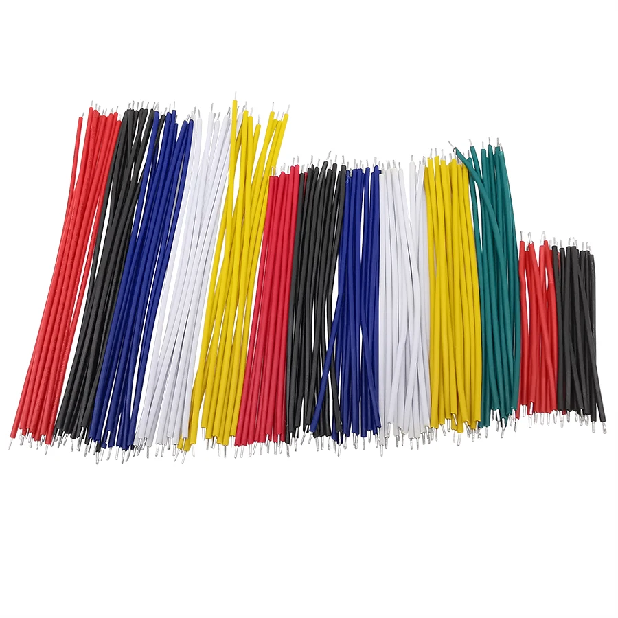 130 шт 24 AWG Tin покрытием макет электронный Перемычка комплект 5/8/10 см с двойными