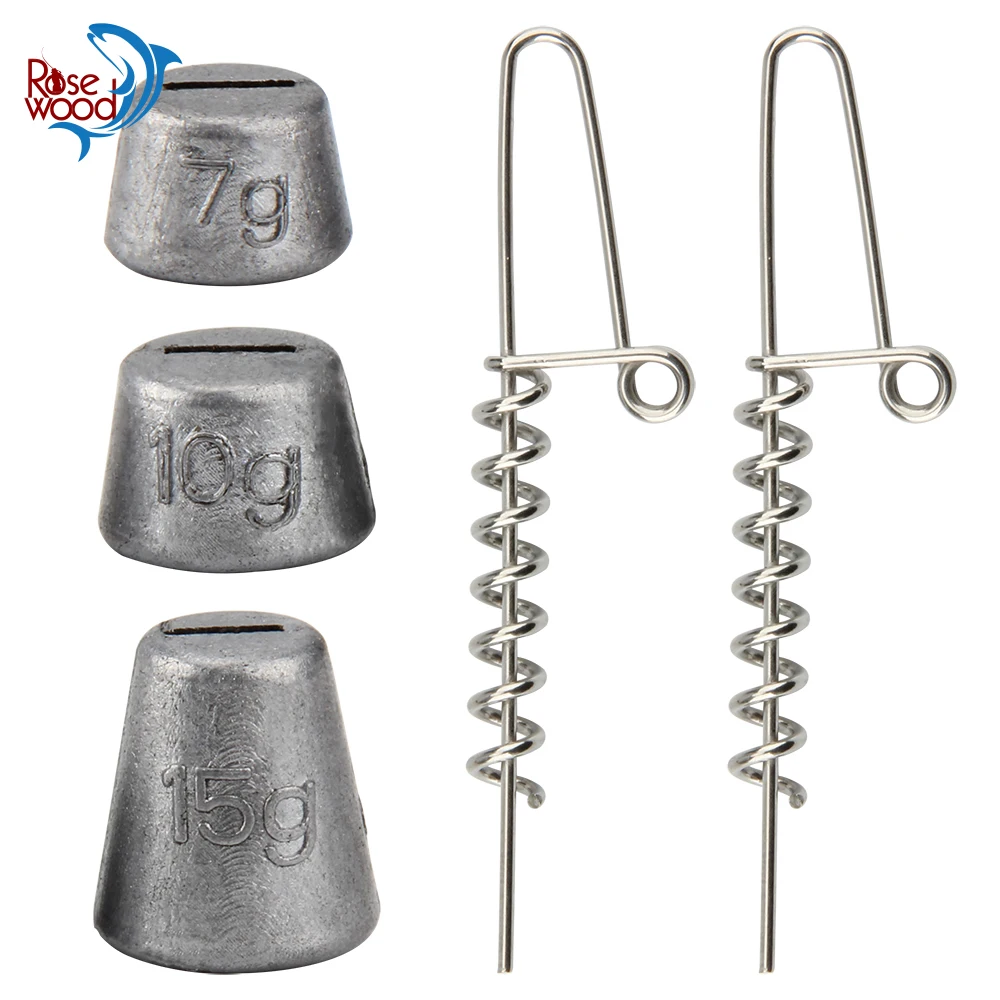 Мягкая наживка RoseWood спиральный хвостовик мелкий винт 60 мм многоуровневая