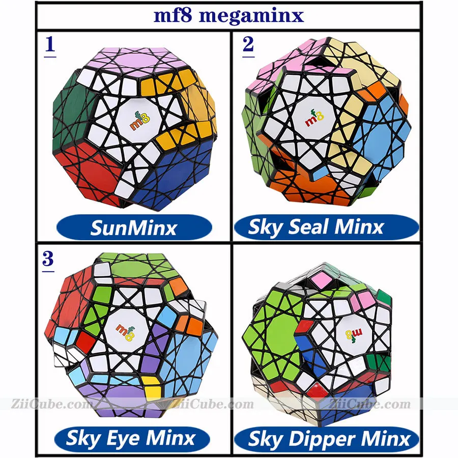 Волшебный куб mf8 12 осей пазл небо морской котик SunMinx SkyEyeMinx Sky dipper