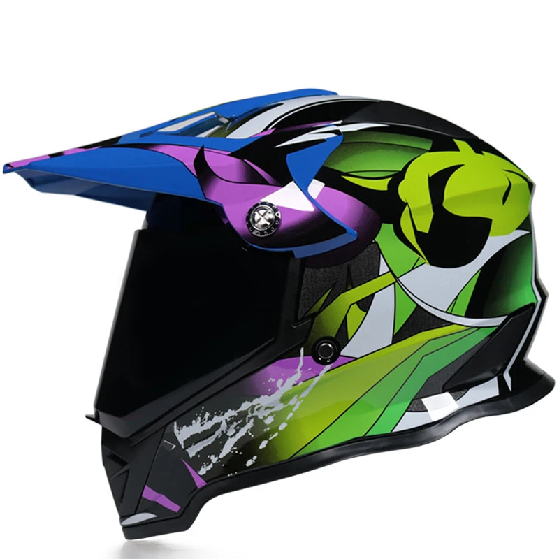Off Road Motorcross Motorcycle Helmet Motorbike Crash Cascos Moto Enduro Casque Racing Dirt Bike Tracker Capacete De | Автомобили и