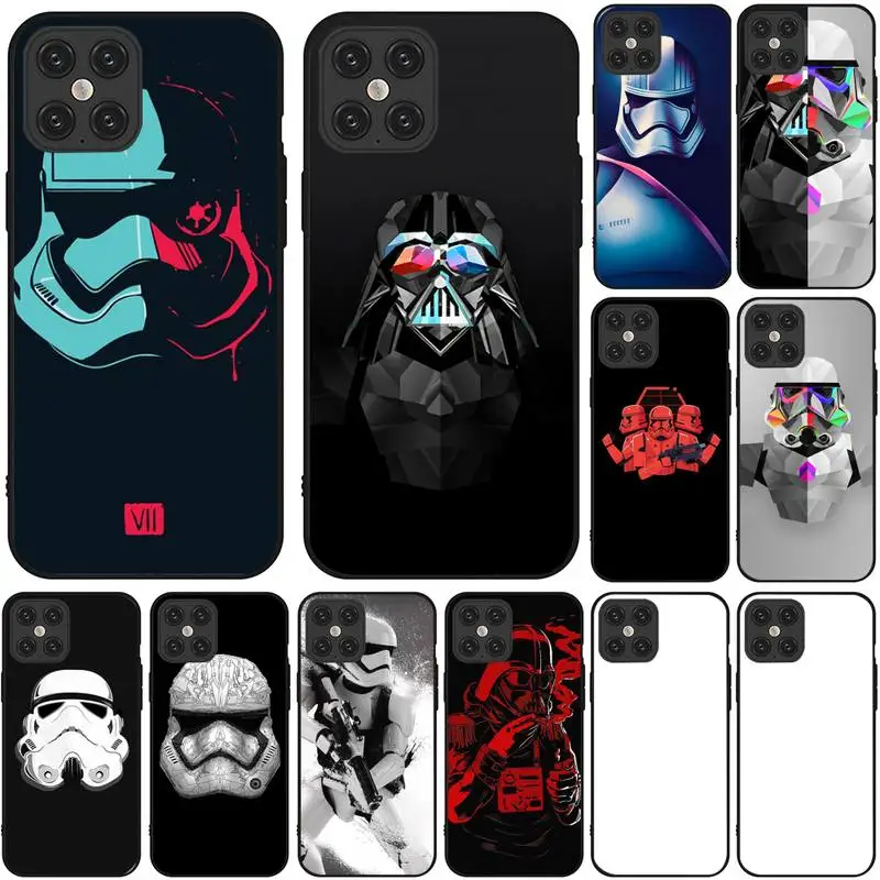 

Movie Wars Stars Stormtrooper Phone Case For Black-Iphone 5 5s se 6 6s 7 8 11 12 X Xs Xr Pro Plus Max Mini Cover