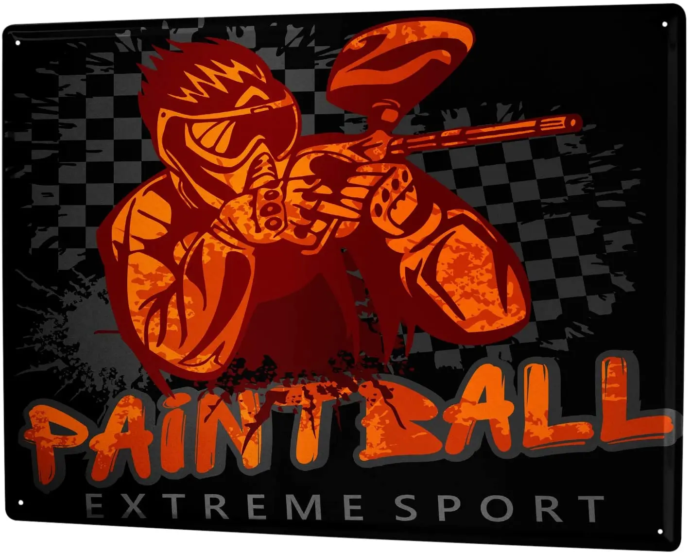 

SINCE 2004 Metal Sign Fun Paintball