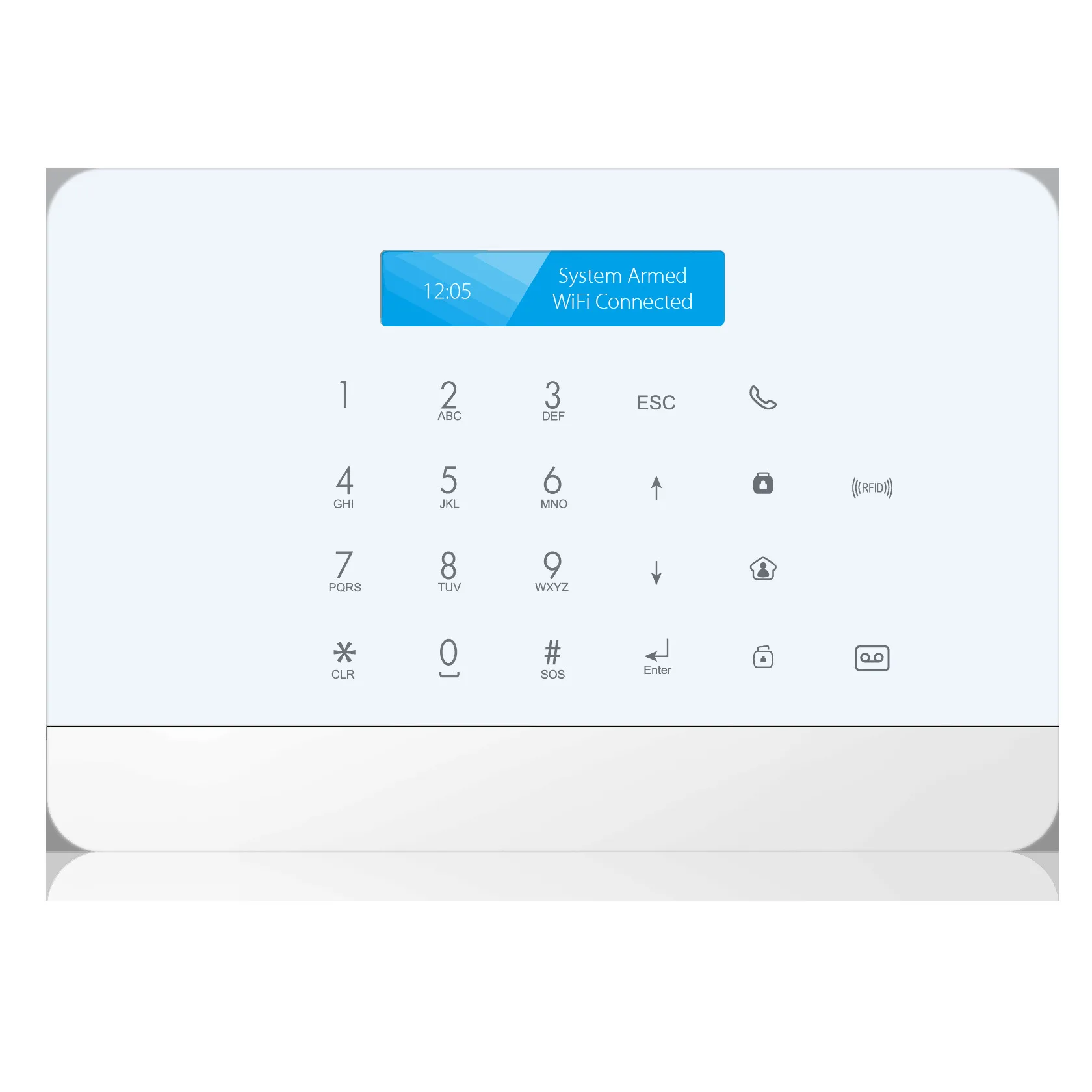 

FrankEver Tuya GSM Smart WIFI Alarm Wireless Gsm Home Anti-theft Alarm Work with Alexa Google Home