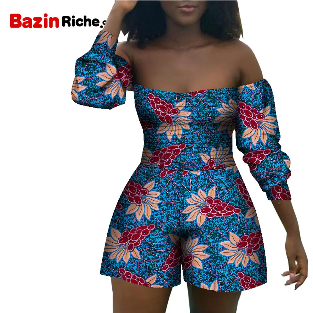 Женский короткий брючный костюм на одно плечо с длинным рукавом | Тематическая