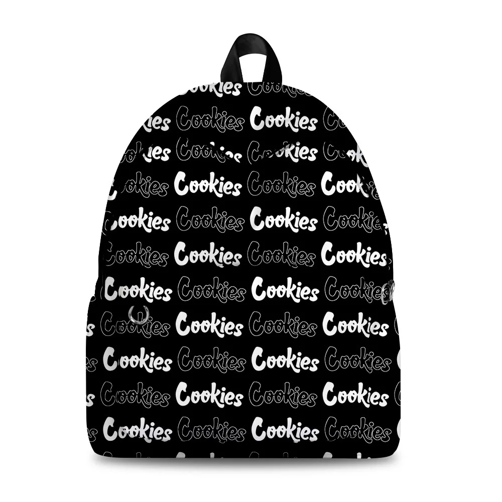 

2020 Personalized cookies Backpacks Men Women Harajuku Travel Bags 3D Print Teenage Notebook Backpack High Quality Bag