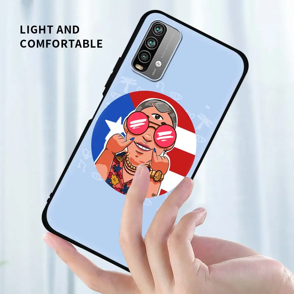 

Cartoon Bad Bunny Phone Case for Xiaomi Redmi Note 9S 9 8 Pro 8T K20 Funda 9 9A 9C 9i 8A 7A 6A Silicone Cover Back Coque Shell