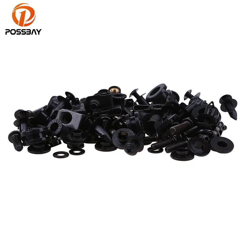 Винтажный черный обтекатель POSSBAY для мотоцикла винт корпуса Стандартный