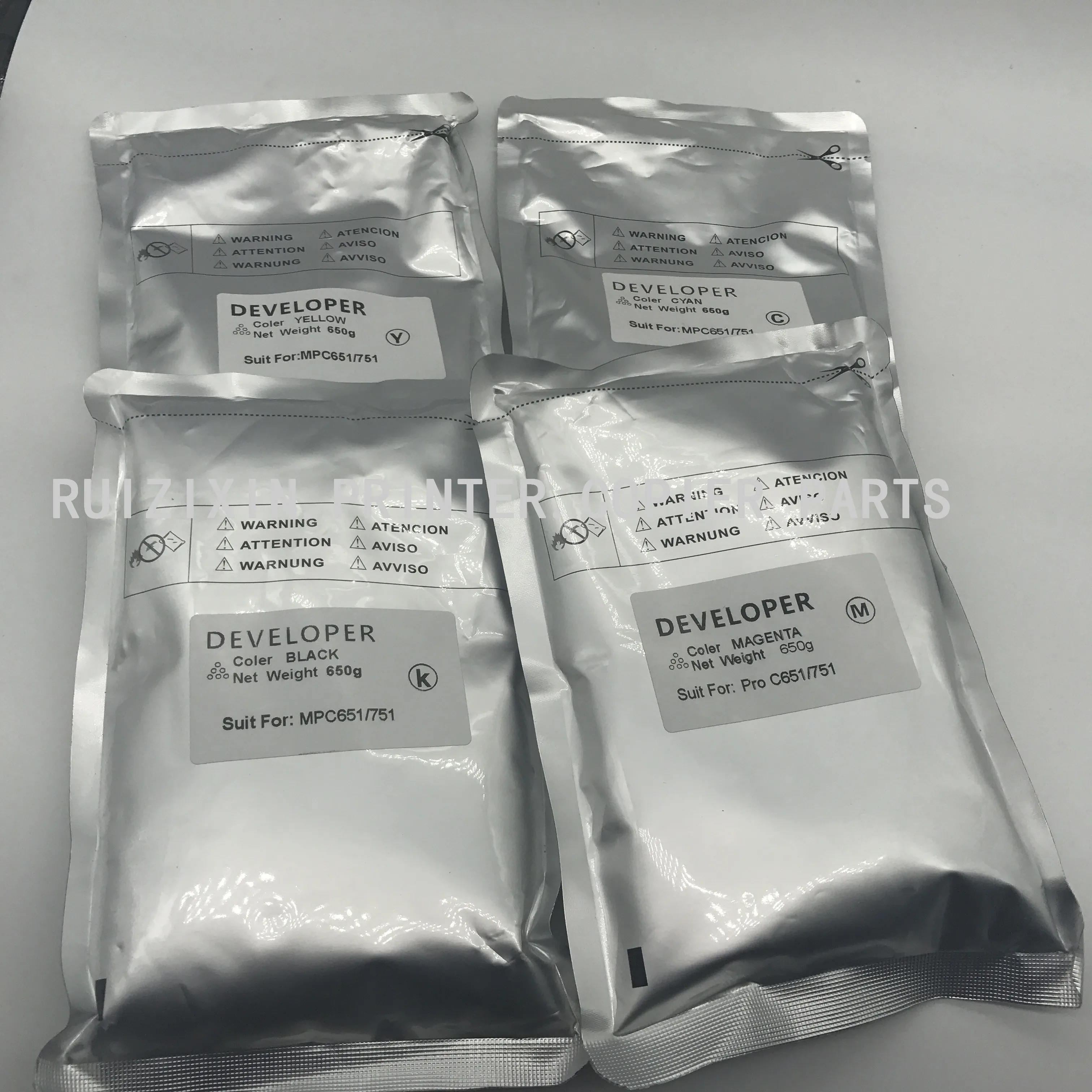 Разработчик порошок для Ricoh C751 Перевозчик C651 C8002 C6502 C5100 C5510 совместимые детали копировального устройства