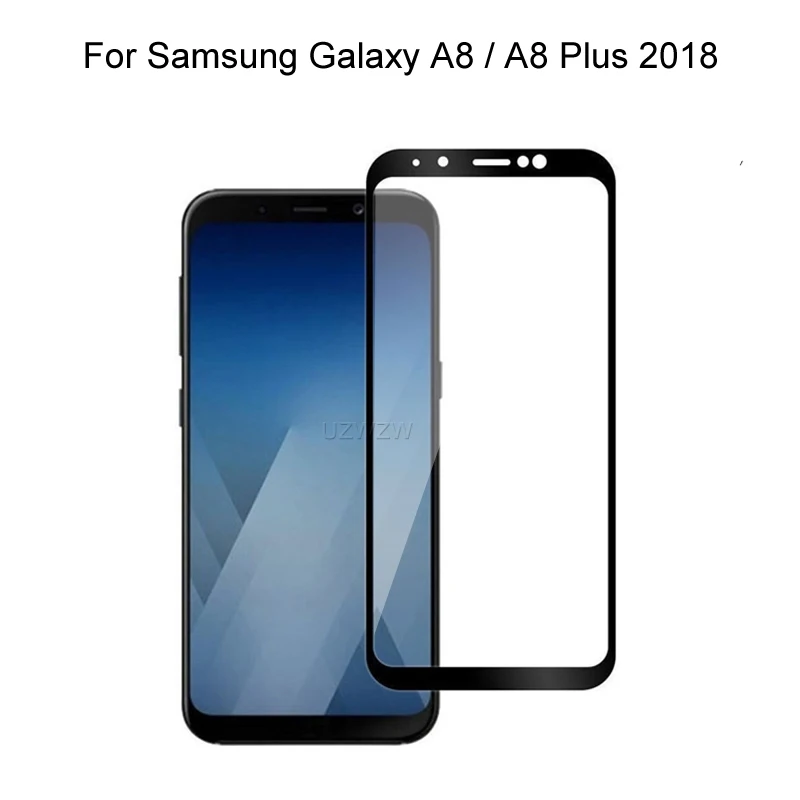 Для Samsung Galaxy A8 / Plus 2018 Полное покрытие экрана защитное закаленное стекло для |
