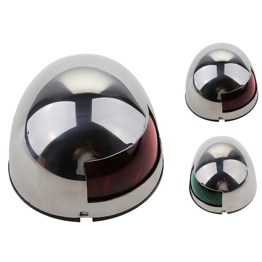 

12V Boat LED Navigation Light Red Marine S.S316 Starboard Caution Light