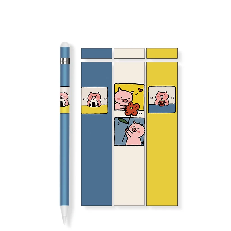 Гладкая наклейка с милым рисунком для Apple Pencil 1 2 Защитные чехлы защиты от царапин |