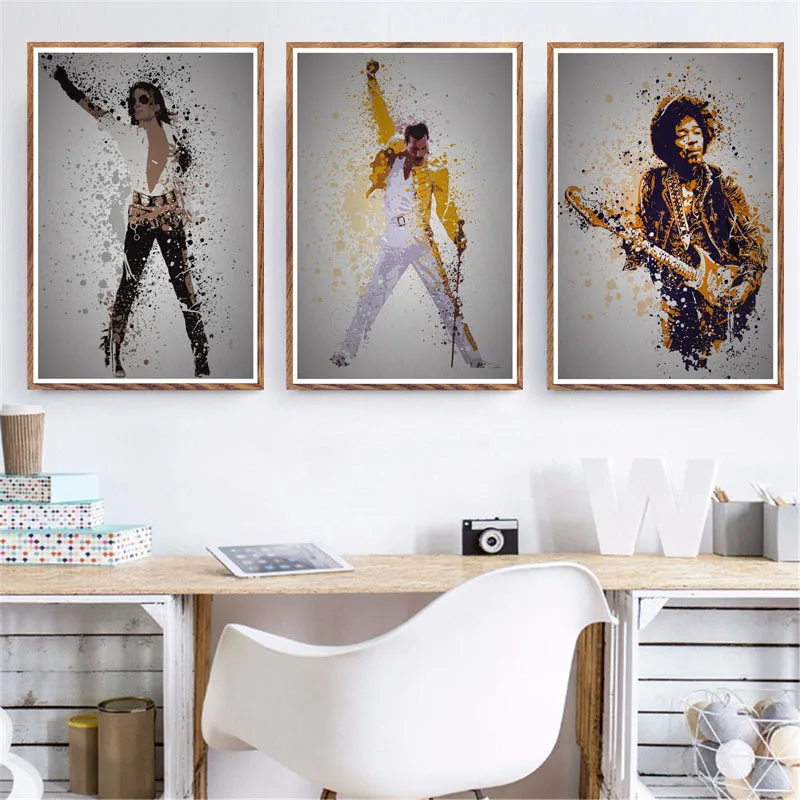 Художественный декор звезды музыкальные легенды Фредди Меркьюри Эми винный дом