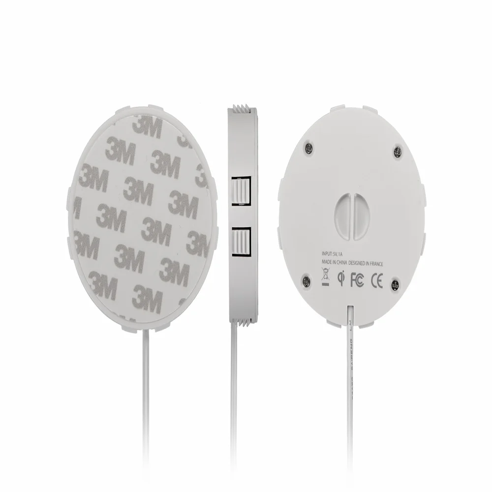 Быстрое беспроводное зарядное устройство QI настольное скрытое встроенное