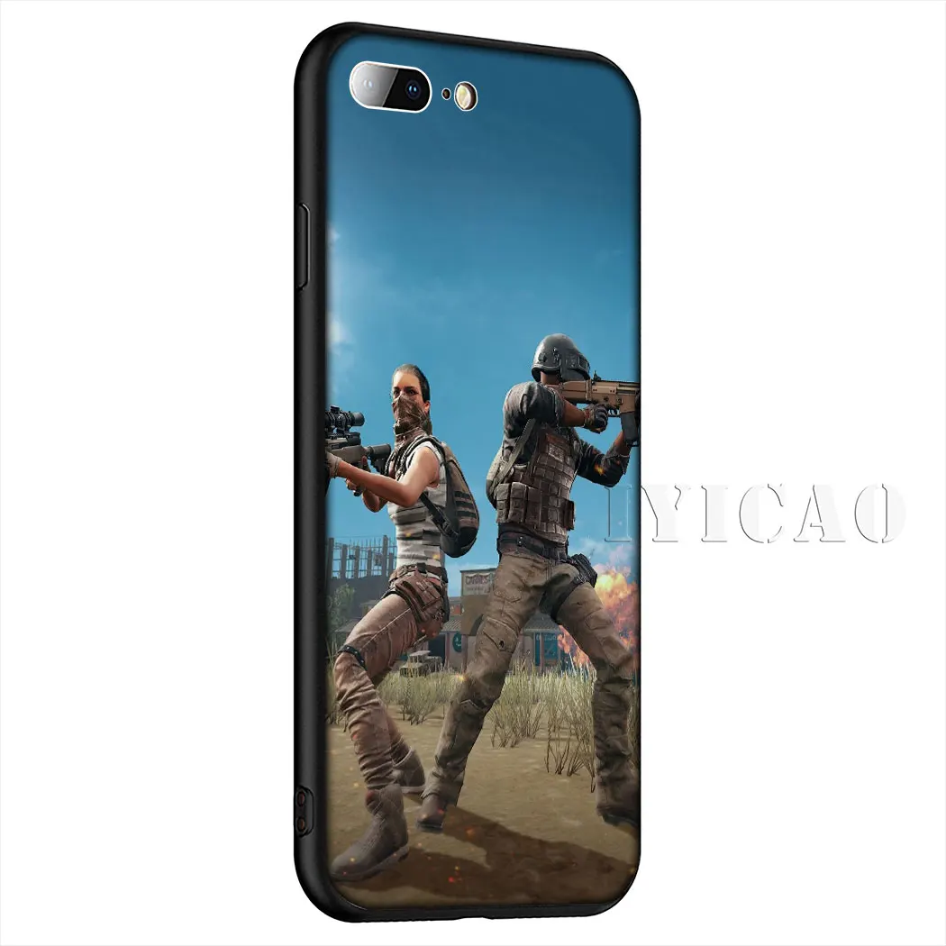 IYICAO PUBG Game Soft Silicone Case for iPhone 11 Pro Max XR X XS 6 6S 7 8 Plus 5 5S SE Phone |