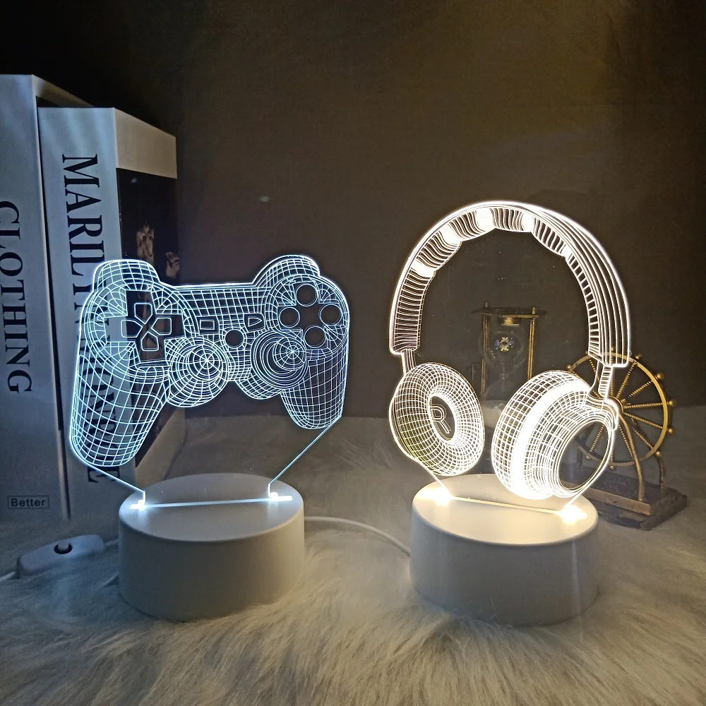 Светодиодный ночник с питанием от USB настольная установка для игровой комнаты