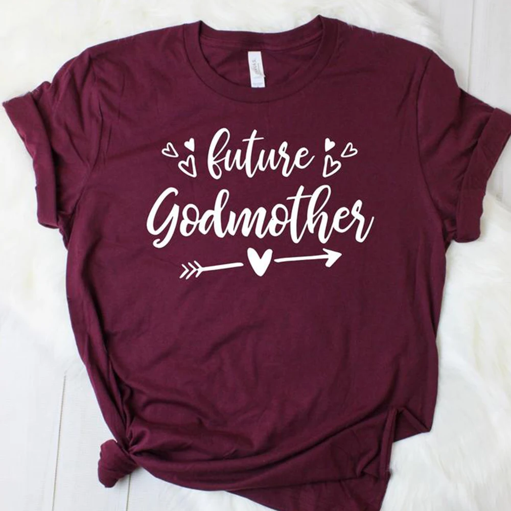 Женская хлопковая Футболка с принтом Стрела и надписью Future Godmother|Футболки| |