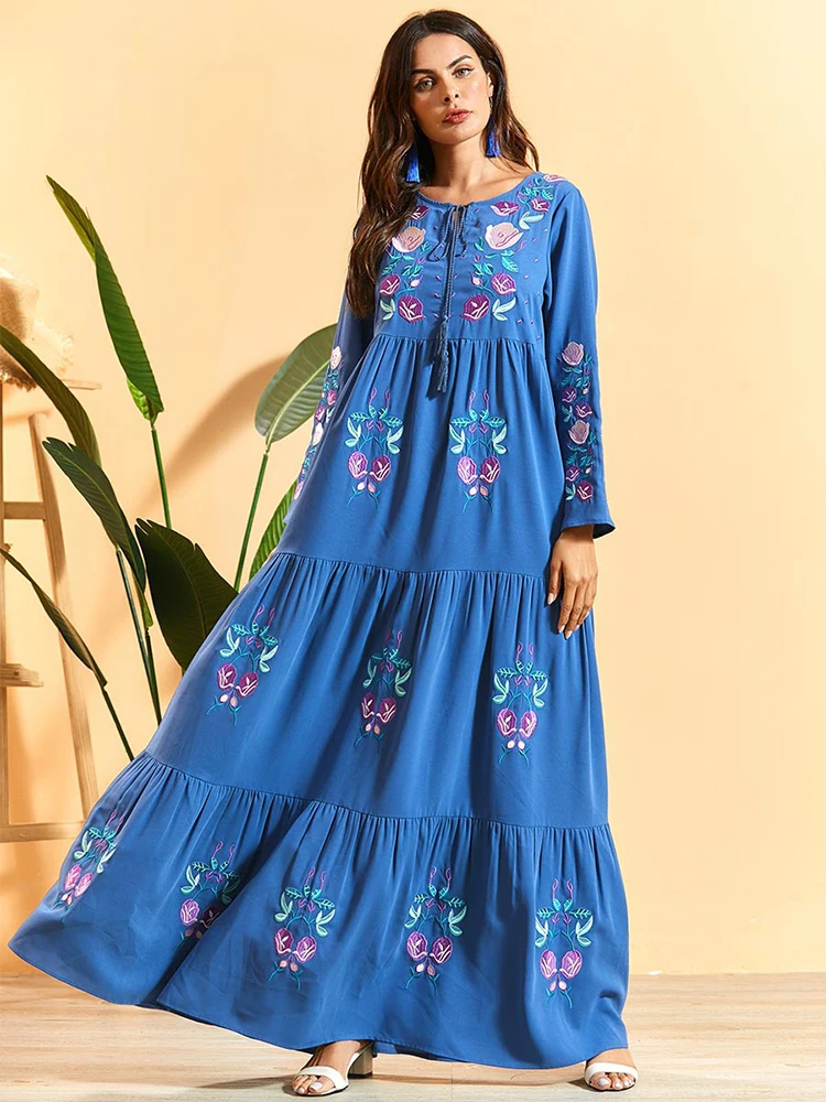 Eid mubarak 2020 Abaya кафтан мусульманская лампа Турция Дубай одежда женская