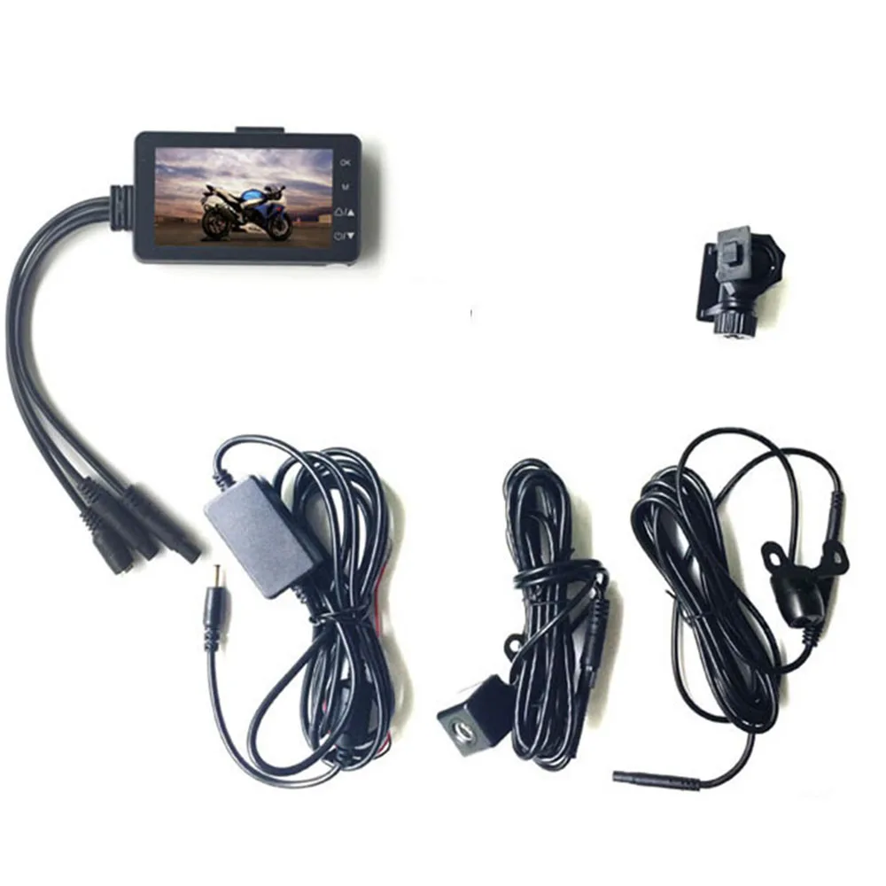 KDsafe HD Двойная камера для мотоцикла DVR моторный видеорегистратор