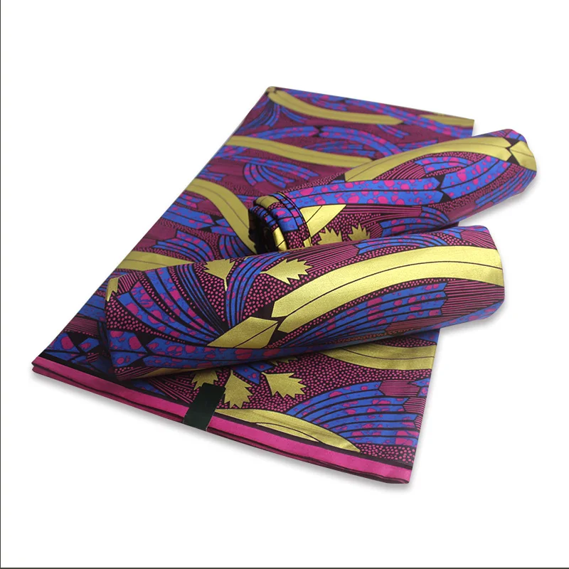 

Ankara cotton Wax High Quality For Dress 100% Cotton Printed African Wax Fabric 6 yards H17022401