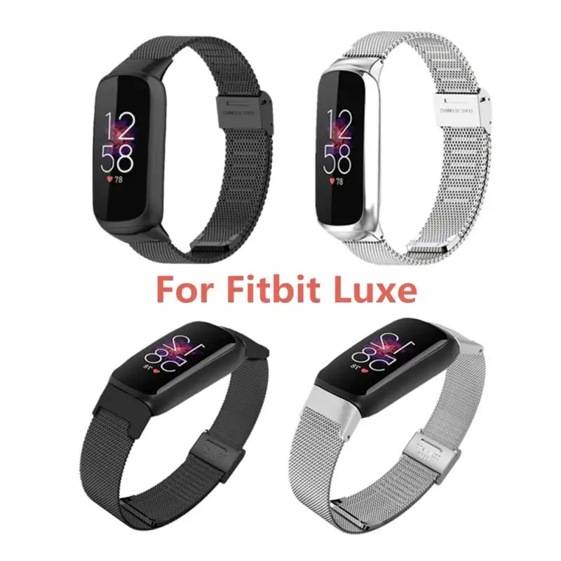 

Новинка 2021, ремешок для Fitbit Luxe, чехол, Металлический Браслет для Fitbit Luxe, умные часы, умные аксессуары