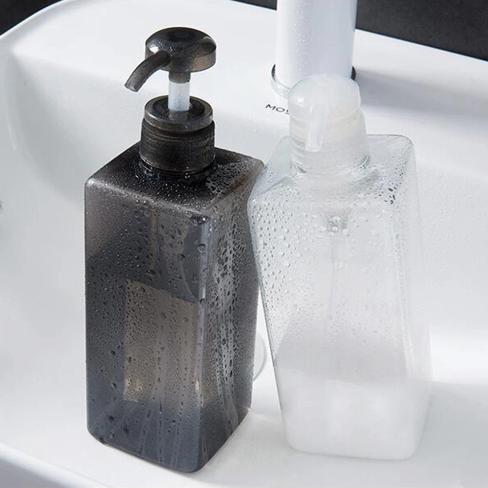 2 шт. 600 мл гелевые бутылки для душа контейнеры пластиковые насоса многоразовый