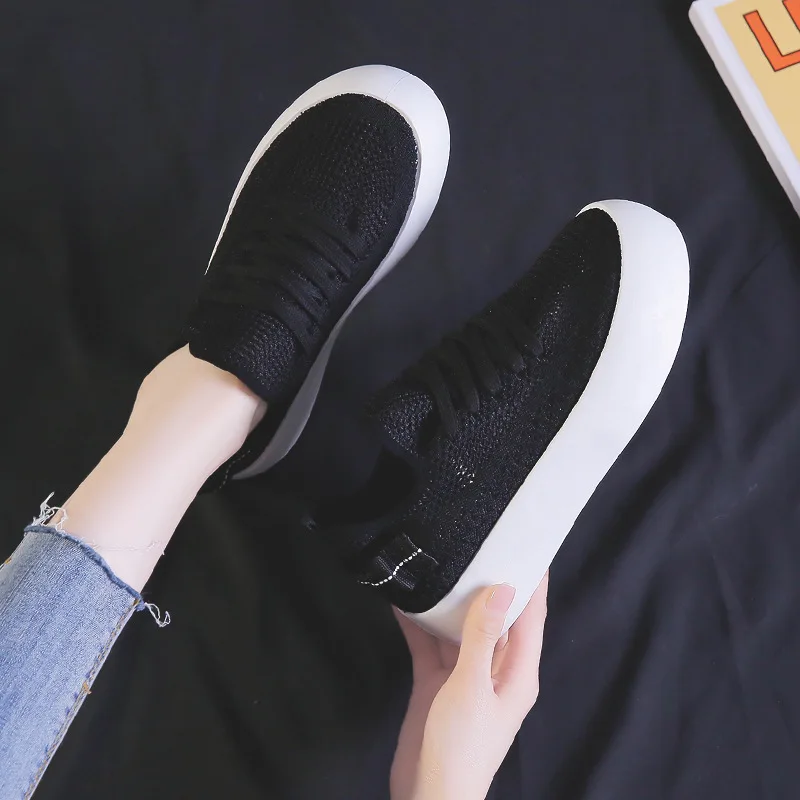 

2021 Women Sneakers Fashion Shoes Spring Trend Casual Flats Sneakers Female New Fashion Comfort Vulcanized Shoes Training Shoes