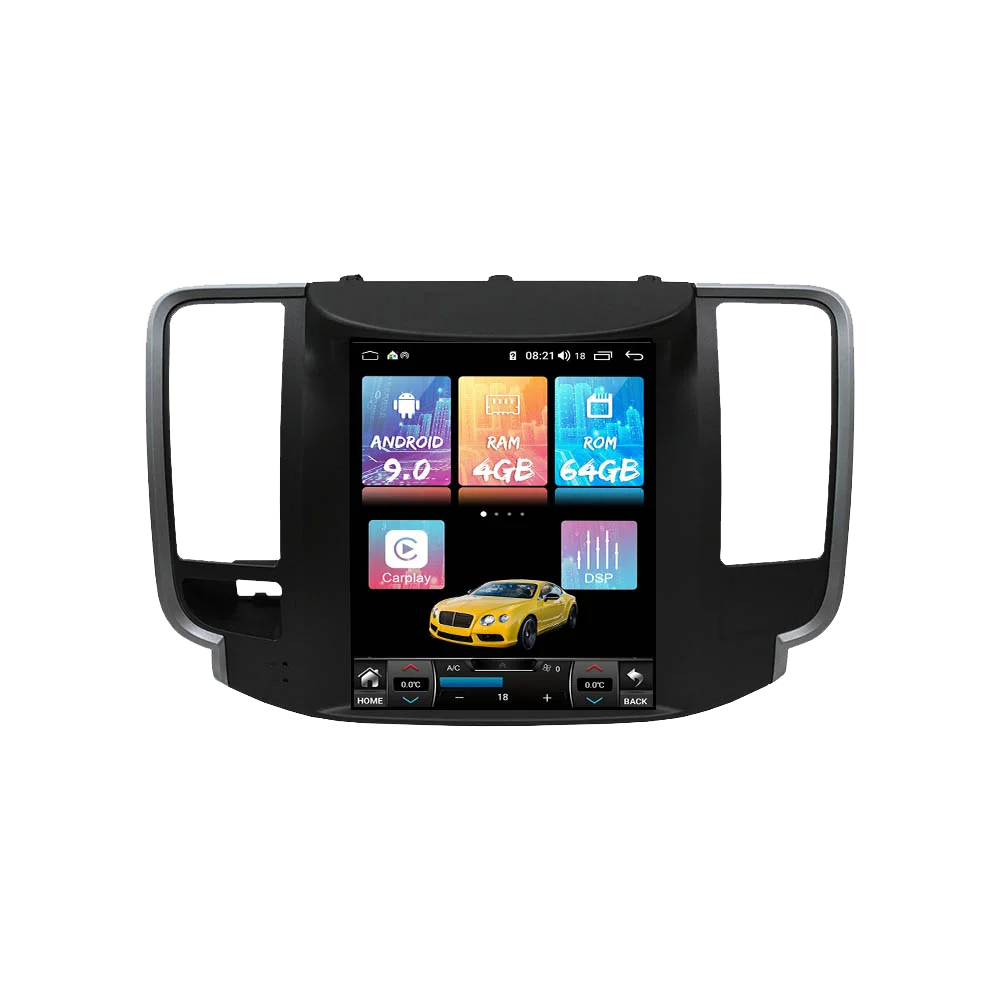 

Android 9.0 128GB Tesla Car DVD Player GPS Navigation For NISSAN Teana 2008-2011 Car Multimedia Player Tape Recorder Head unit
