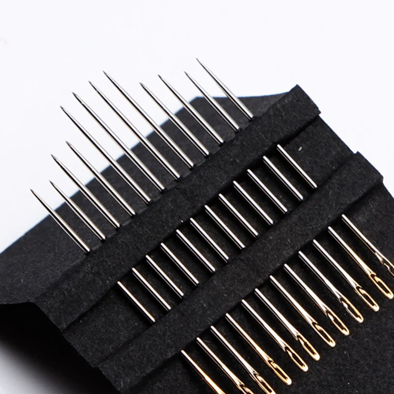 

12PCS/Lot Multi-size Side Opening Needles Blind Needle Hot Sale Sewing Stainless Steel High Quality Sewing Needle Darning DIY