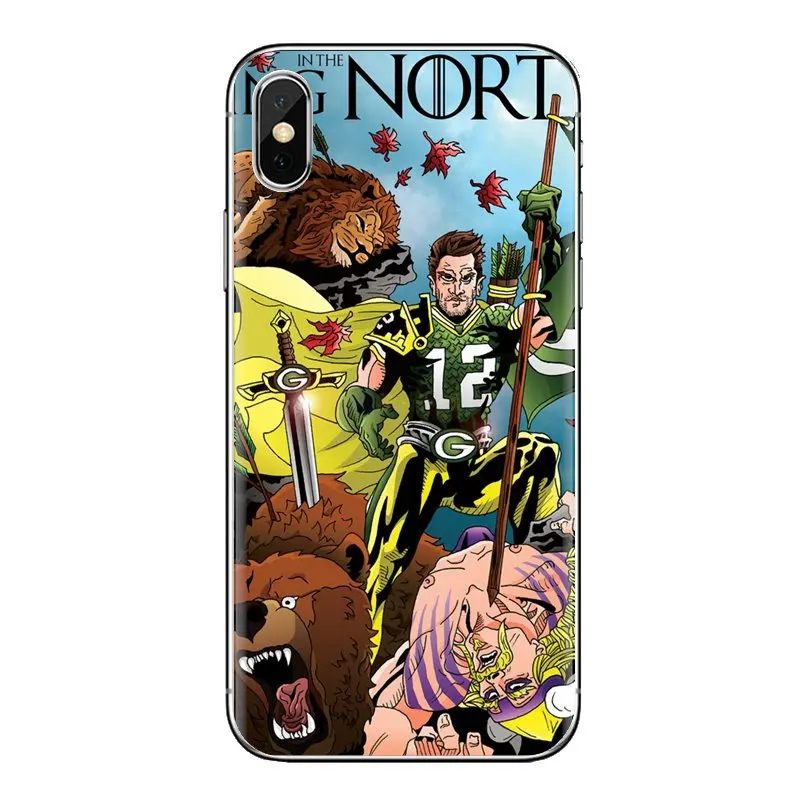 Прозрачные мягкие чехлы Аарон Роджерс для iPod Touch Apple iPhone 4 4s 5 5S SE 5C 6 6S 7 8 X XR XS Plus MAX |