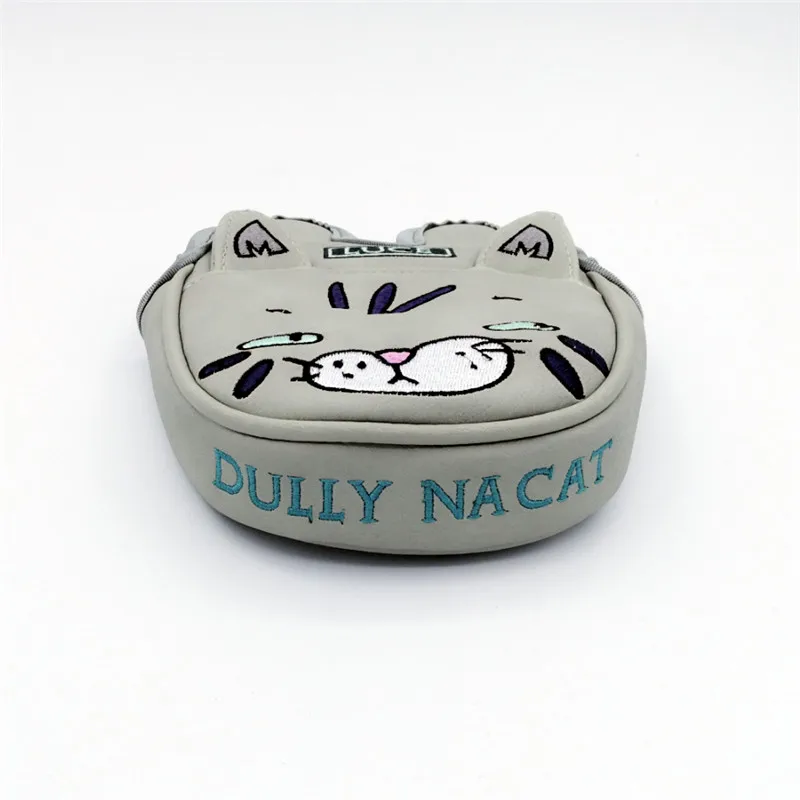 Тускло на кошка колотушка Для Гольфа Клюшка Голова Чехол из искусственной кожи