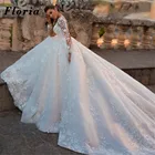 Сексуальное бальное платье с аппликацией, свадебные платья, 2021, турецкие женские длинные, на шнуровке, свадебное платье, Саудовская Аравия, свадебное платье